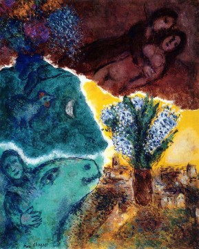 マルク・シャガール Painting - 「夜明け」現代マルク・シャガール